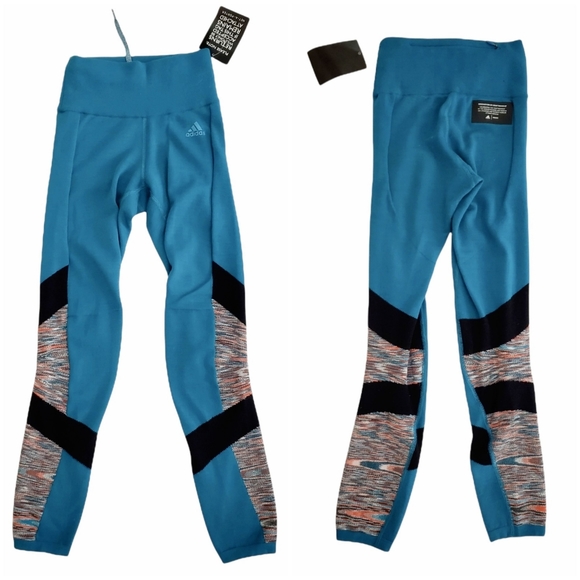 ADIDAS x Missoni How We Do Leggings Teal XXS NWT - Picture 5 of 8